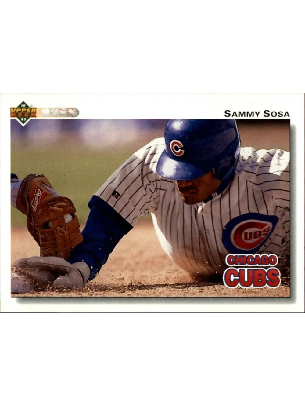 Sammy Sosa Cubs 1992 Upper Deck MLB #723 Baseball Card Chicago Cubs